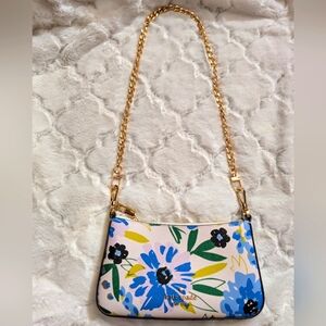 Kate Spade Mini Floral Duet Bag With Chain Handle In New Condition